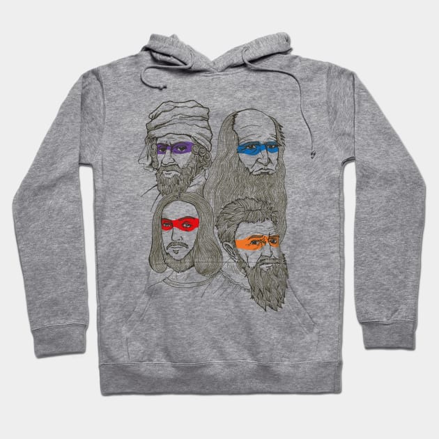 Ninja Artists Hoodie by felipeoferreira